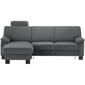 Kollektion Kraft Ecksofa Veit - grau - Materialmix - 232 cm - 90 cm - 168 cm | Möbel Kraft