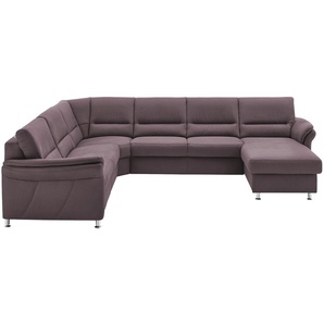 Kollektion Kraft Wohnlandschaft mit Boxspringpolsterung Donald - lila/violett - Materialmix - 330 cm - 89 cm - 173 cm | Möbel Kraft