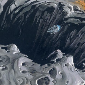 KOMAR Vliestapete Star Wars Classic RMQ Asteroid Tapeten 500x250 cm (Breite x Höhe) Gr. B/L: 500 m x 250 m, Rollen: 1 St., bunt Vliestapeten
