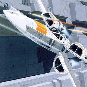 KOMAR Vliestapete Star Wars Classic RMQ X-Wing vs TIE-Fighter Tapeten 500x250 cm (Breite x Höhe) Gr. B/L: 500 m x 250 m, Rollen: 1 St., bunt Vliestapeten