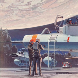 KOMAR Vliestapete Star Wars Classic RMQ Yavin Y-Wing Tapeten 500x250 cm (Breite x Höhe) Gr. B/L: 500 m x 250 m, Rollen: 1 St., bunt Vliestapeten