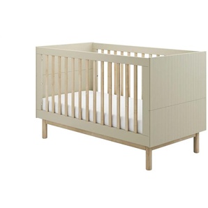 Kombi-Kinderbett  Miloo - beige - Materialmix - 75,2 cm - 87,4 cm | Möbel Kraft