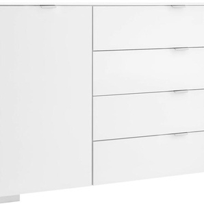 Kombikommode STAUD Includo, Made in Germany Sideboards Gr. B/H/T: 120cm x 77cm x 40cm, 4 St., weiß