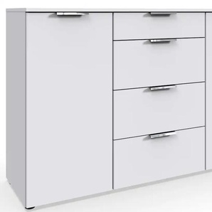 Kombikommode WIMEX Level by fresh to go Sideboards Gr. B/H/T: 135cm x 84cm x 41cm, 4 St., weiß 2-türig, mit 4 Schubladen und soft-close Funktion, 135cm breit