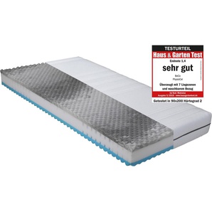 Komfortschaummatratze BECO Physio Cel Matratzen Gr. 2 + 3 (0 kg - 100 kg), B/H/L: 160cm x 22cm x 200cm, gefaltet und gerollt im Karton, Material oben: Polyester, Material unten: Polyester, B/L: 160cm x 200cm,, weiß in der Größe 90x200 cm und vielen