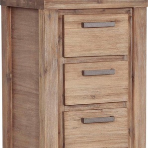 Kommode GUTMANN FACTORY Tunis Sideboards Gr. B/H/T: 46 cm x 120 cm x 45 cm, 5, beige (sandfarben) Kommode Breite 46 cm