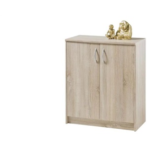 Kommode - holzfarben - Materialmix - 74 cm - 86 cm - 35 cm | Möbel Kraft