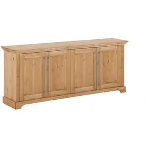 Kommode HOME AFFAIRE Meliss Sideboards Gr. B/H/T: 171cm x 70cm x 39cm, beige (natur) aus massiver Kiefer, FSC 4-türig, Breite 171 cm