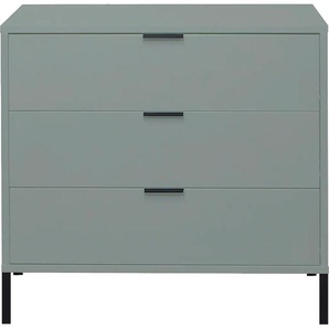 Kommode MÄUSBACHER Bonnie, grün (pine grün matt), B:81cm H:80cm T:45cm, Holzwerkstoff, Sideboards, Breite 81 cm