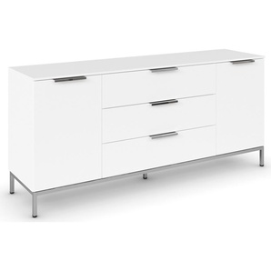 Kommode RAUCH Flipp Sideboards Gr. B/H/T: 160cm x 72cm x 42cm, 3 St., weiß (alpinweiß) 2-türig mit 3 Schubladen und Soft-Close-Funktion