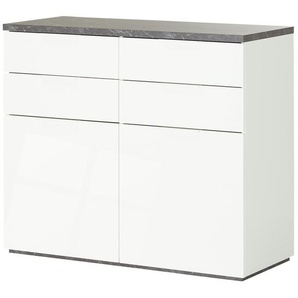 Sideboard  Siena ¦ weiß ¦ Maße (cm): B: 120 H: 102,3 T: 50