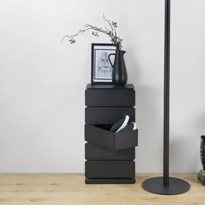 Kommode SPINDER DESIGN Joey Sideboards Gr. B/H/T: 37cm x 72,5cm x 26cm, schwarz Schubladenkommode Metall, Breite 37 cm