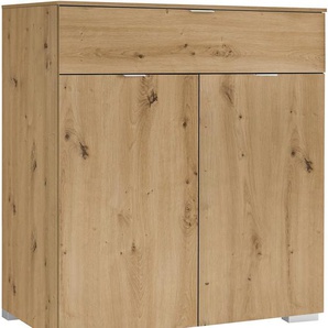 Kommode STAUD Includo, Made in Germany Sideboards Gr. B/H/T: 80cm x 96cm x 40cm,, braun (artisan eiche)