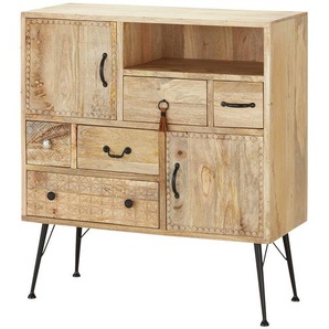 Sideboard  Tonga ¦ holzfarben ¦ Maße (cm): B: 90 H: 100 T: 43