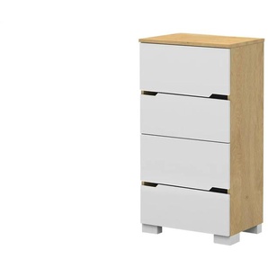 Kommode  Uni Oak ¦ holzfarben ¦ Maße (cm): B: 55 H: 104,4