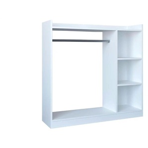 Kompaktgarderobe | weiß | 124 cm | 120 cm |