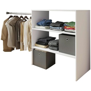 Kompaktgarderobe - weiß - Materialmix - 90 cm - 100 cm | Möbel Kraft