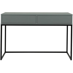 Xxxl Konsolentisch Lipp, Schwarz, Dunkelgrün, Metall, Holzwerkstoff, 2 Schubladen, 36x76x118 cm, Wohnzimmer, Wohnzimmertische, Konsolentische