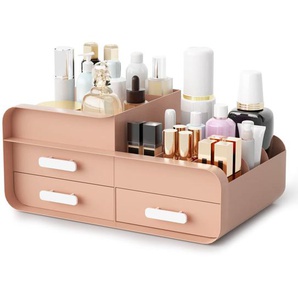 Kosmetik-Aufbewahrungsbox, Make-up-Organizer, Schminktisch, Kunststoff, mit Schublade, große Arbeitsplatte, Kosmetikständer, Behälter für Hautpflege, Schmuck