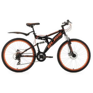 KS Cycling Mountainbike Fully Bliss 532M, Orange, Schwarz, Metall, male, Freizeit, Sport & Fitness, Fahrräder, Mountainbikes