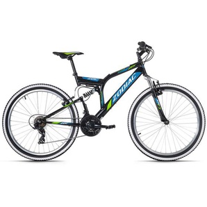 KS Cycling Mountainbike Fully Zodiac 632M, Blau, Schwarz, Metall, 180x70x100 cm, Freizeit, Sport & Fitness, Fahrräder