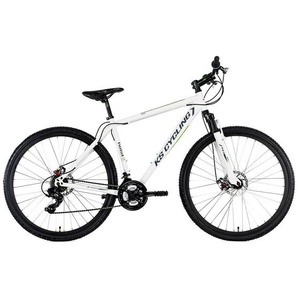 KS Cycling Mountainbike Hardtail Heist 552M, Weiß, Metall, 180x70x80 cm, Freizeit, Sport & Fitness, Fahrräder, Mountainbikes