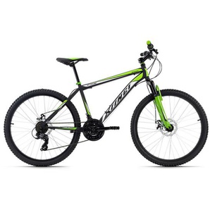 KS Cycling Mountainbike Hardtail Xtinct 867M, Grün, Schwarz, Metall, 180x70x80 cm, Freizeit, Sport & Fitness, Fahrräder