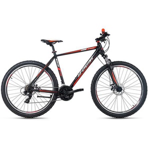 KS Cycling Mountainbike Hardtail Morzine 611M, Rot, Schwarz, Metall, 139x76x21 cm, Freizeit, Sport & Fitness, Fahrräder, Mountainbikes