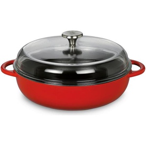 Küchenprofi Bratpfanne Provence, Rot, Metall, 3,9 l, 7.5 cm, Kochen, Pfannen, Bratpfannen