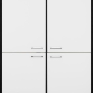 Kühlumbauschrank OPTIFIT Tokio Schränke Gr. B/H/T: 126 cm x 178,2 cm x 59,3 cm, 4 St., Komplettausführung, weiß Kühlschrankumbauschränke 126 cm breit, mit Stahlgestell