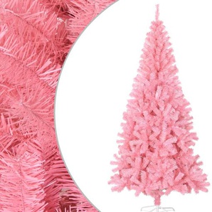 Künstlicher Weihnachtsbaum mit Ständer Rosa 180 cm PVC