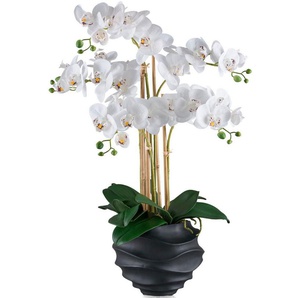 Kunstorchidee Orchidee Phalaenopsis, Creativ green, Höhe 70 cm, im Design-Topf