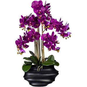 Kunstorchidee Phalaenopsis Orchidee Phalaenopsis, Creativ green, Höhe 75 cm, in Design-Kunststoffvase