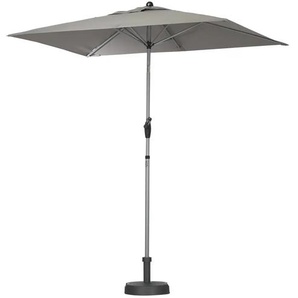 Sonnenschirm mit Kurbelmechanik Doppler Select - grau - Materialmix - 140 cm - 246 cm | Möbel Kraft