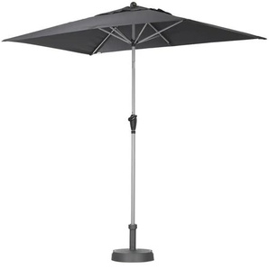 Sonnenschirm mit Kurbelmechanik Doppler Select - grau - Materialmix - 140 cm - 246 cm | Möbel Kraft