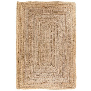 Kurzflorteppich Bombay II Braun/Beige 60 x 90cm Jute