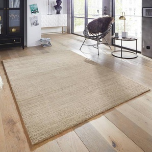 Kurzflorteppich Loos Braun/Beige/Sand 160 x 230cm Webstoff