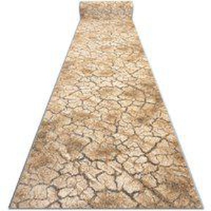 Läufer karmel Terra rissiger Boden grau Karamell 100 cm beige 100x420 cm