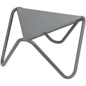 Lafuma Mobilier Gartenbeistelltisch, Anthrazit, Titan, Metall, sechseckig, Rundrohr, 57x32x57 cm, wetterbeständig, UV-beständig, Freizeit, Campingzubehör, Campingtische