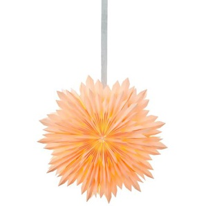 Lampe Schneeflocke, rose, 60 cm