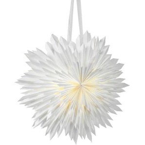 Lampe Schneeflocke, weiß, 60 cm