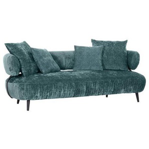 Landscape Bigsofa Belisa, Türkis, Textil, 3-Sitzer, Füllung: Polyester, 245x85x110 cm, Stoffauswahl, Wohnzimmer, Sofas & Couches, Sofas, Bigsofas