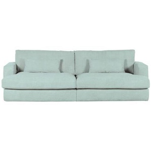 Landscape Bigsofa, Hellblau, Textil, 3-Sitzer, Füllung: Polyester, 270x67x120 cm, Rücken echt, Armteil links, rechts, Wohnzimmer, Sofas & Couches, Sofas, Bigsofas