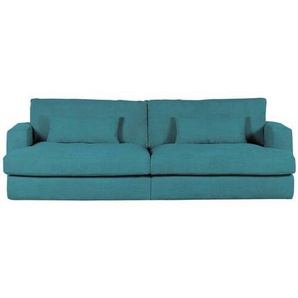 Landscape Bigsofa, Petrol, Textil, 3-Sitzer, Füllung: Polyester, 270x67x120 cm, Rücken echt, Armteil links, rechts, Wohnzimmer, Sofas & Couches, Sofas, Bigsofas