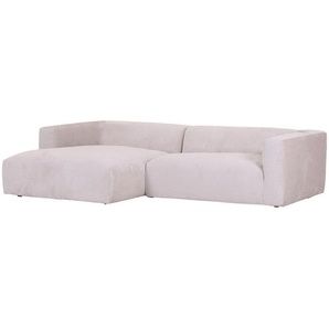 Landscape Ecksofa, Beige, Textil, 3-4-Sitzer, Ottomane links, L-Form, 280x175 cm, Stoffauswahl, Hocker erhältlich, Wohnzimmer, Sofas & Couches, Wohnlandschaften, Ecksofas