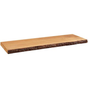 Landscape Wandboard, Eiche, Holz, Eiche, massiv, 60x2.5x23 cm, Bsci, Wohnzimmer, Regale, Wandboards