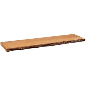 Landscape Wandboard, Eiche, Holz, Eiche, massiv, 80x2.5x23 cm, Bsci, Wohnzimmer, Regale, Wandboards