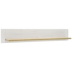 Landscape Wandboard, Eiche, Pinien, Holzwerkstoff, 150x25x22 cm, Wohnzimmer, Regale, Wandboards