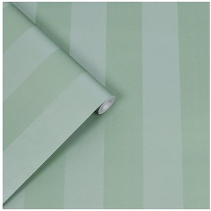 LAURA ASHLEY Vliestapete Lille Pearlescent Stripe, texturiert, (1 St), 10mx52cm