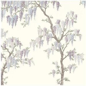 LAURA ASHLEY Vliestapete Wisteria Garden - Fototapete, FSC® zertifiziert, mit lebhaftem Druck, 2,8 Meter Länge